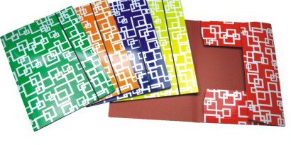 CHECKER DESIGN PAPER FILE FOLDER